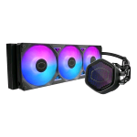 COOLER MASTER MASTERLIQUID ATMOS II 360 PIXEL LED DISSIPATORE A LIQUIDO 3 x 120MM ARGB  KIT SCHERMO PIXEL INCLUSO NERO
