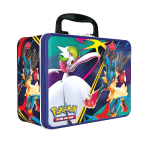 POKEMON COLLECTOR CHEST POKEMON CARD VALIGETTA IN METALLO DA COLLEZIONE CON 6 BUSTE ESPANSIONE 3 CARTE OLOGRAFICHE 1 MONETA E UN MINI ALBUM