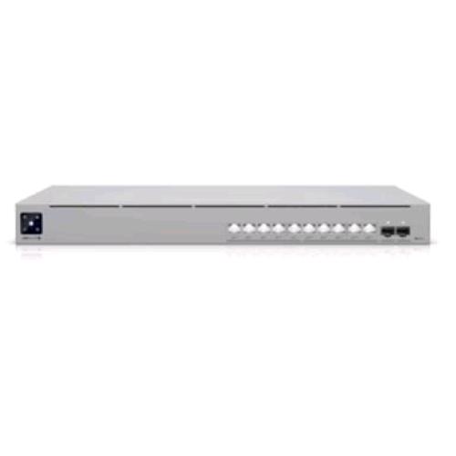 UBIQUITI UNIFI PRO XG 10 USW-PRO-XG-10-POE SWITCH GESTITO L2/L3 - 10 PORTE GBe PoE+++ 2 PORTE 10G SFP+ IN METALLO MONTABILE A RACK