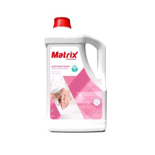 MATRIX SAPONE LIQUIDO PER MANI MUSCHIO BIANCO DERMATOLOGICAMENTE TESTATO FLACONE DA 5KG CONF 2 Pz.