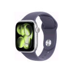 APPLE WATCH SERIES 11 GPS + CELLULAR 5G 42mm CASSA ALLUMINIO ARGENTO CON SPORT BAND VIOLA NEBBIA - M/L