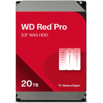 WESTERN DIGITAL RED PRO HDD 20TB INTERNO 3.5" SATA 6Gb/s BUFFER 512MB 7200rpm