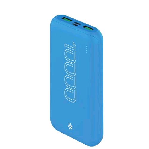 CELLY POWERBANK ENERGY 10.000mAh 2 x USB-A 1 x USB-C 1 x MICRO USB