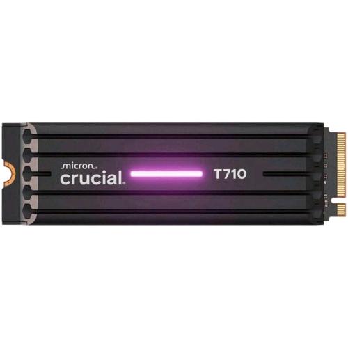 CRUCIAL T710 SSD 1TB INTERNO M.2 2280 NVME PCI EXPRESS 5.0 CRITTOGRAFATO TCG OPAL ENCRYPTION 2.01 - DISSIPATORE INTEGRATO NERO