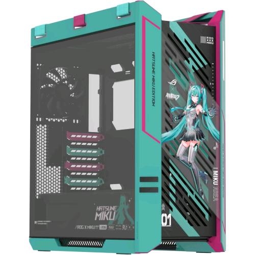 ASUS ROG STRIX HELIOS II HATSUNE MIKU EDITION MID-TOWER PC CASE VETRO TEMPERATO EATX/ATX/MATX/MINI-ITX