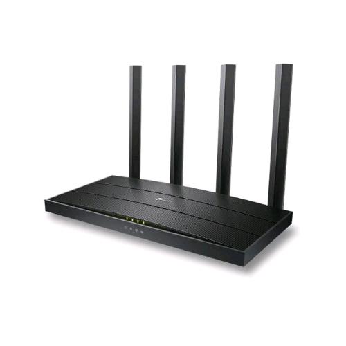 TP-LINK OMADA ER605W V1 ROUTER WIRELESS WI-FI 6 DUAL BAND SWITCH 4 PORTE 1GbE 3 PORTE WAN 4 ANTENNE ESTERNE DESKTOP NERO