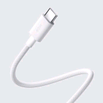 XIAOMI 3A BRAIDED CAVO USB-C MASCHIO-MASCHIO 60 W 3A 1 MT BIANCO