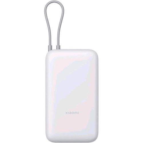 XIAOMI POWERBANK 20.000mAh 22.5W CON CAVO INTEGRATO USB-C LIGHT GRAY