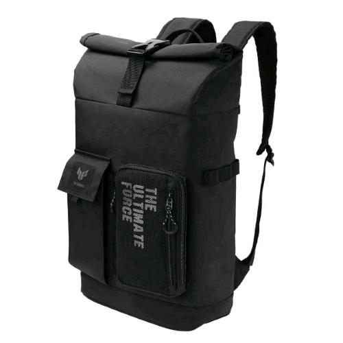 ASUS TUFGAMING ZAINO PER NOTEBOOK DA 17" IN TESSUTO IDROREPELLENTE 2 SCOMPARTI 2 TASCHE FRONTALI NERO