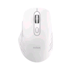 NILOX MOUSE OTTICO EGONOMICO SILENZIOSO DUAL WIRELESS BLUETOOTH + WIRELESS 6 PULSANTI 1.600 DPI BIANCO