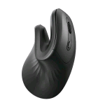 NILOX VERTICAL MOUSE VERTICALE ERGONOMICO CLICK SILENZIOSO 6 PULSANTI 3.200 DPI REGOLABILI NERO
