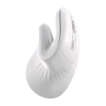 NILOX VERTICAL MOUSE VERTICALE ERGONOMICO CLICK SILENZIOSO 6 PULSANTI 3.200 DPI REGOLABILI BIANCO