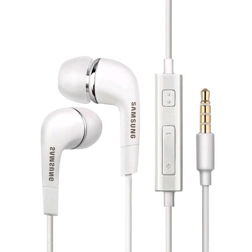 SAMSUNG EARPHONE AURICOLARI CON MICROFONO JACK 3.5mm BIANCO IN CONFEZIONE BULK