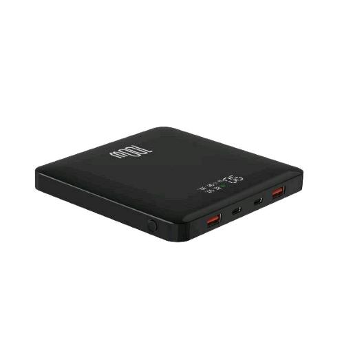 NILOX SQUARESLIM POWERBANK 20.000mAh ULTRASLIM PD 100 W 2 x USB-C 2 x USB-A NERO