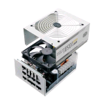 COOLER MASTER MWE GOLD 1050 V2 ATX 3.1 WHITE EDITION ALIMENTATORE 1.050 W MODULARE 80+ GOLD PFC ATTIVO ATX 3.1 BIANCO