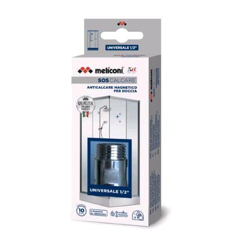 MELICONI SOS CALCARE DOCCIA ANTICALCARE CON AGGANCIO 1/2" E GUARNIZIONI 