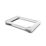 MELICONI MOVE SLIM BASE ANTI VIBRAZIONI IN PLASTICA UNIVERSALE CON FRENO E RUOTE BIANCO