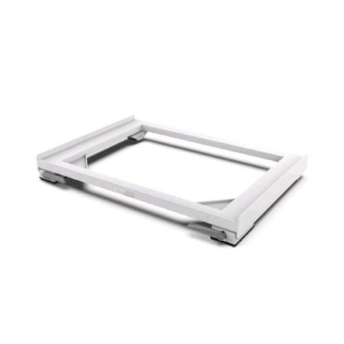 MELICONI MOVE SLIM BASE ANTI VIBRAZIONI IN PLASTICA UNIVERSALE CON FRENO E RUOTE BIANCO