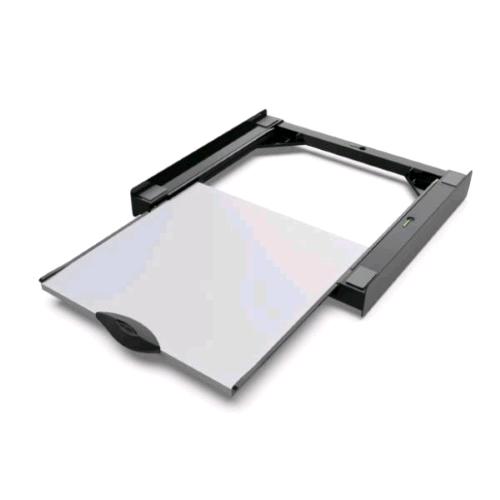 MELICONI TORRE DARK KIT DI SOVRAPPOSIZIONE IN PLASTICA CON RIPIANO ESTRAIBILE E ACCESSORI NERO