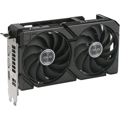 ASUS DUAL AMD RADEON RX 9060 SCHEDA GRAFICA 8GB GDDR6 PCIe 5.0 VENTOLE AXIAL TECH NERO