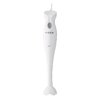 BOSCH MSM6B100 FRULLATORE AD IMMERSIONE 280 W LAMA A 4 ALI FUNZIONE ANTISPLASH BIANCO