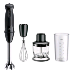 BRAUN MULTIQUICK 5 FRULLATORE A IMMERSIONE 1000 W 21 VELOCITA' CON MINIFRUSTA E TRITATUTTO NERO