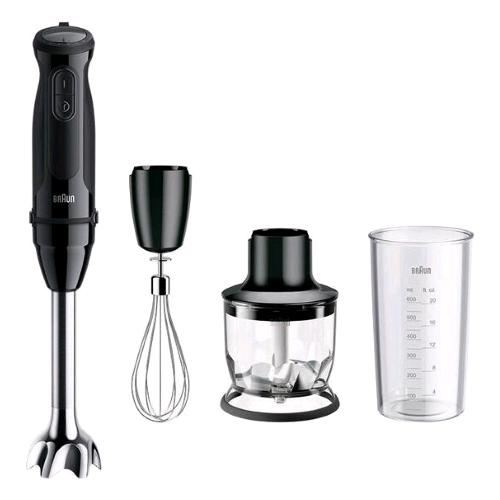 BRAUN MULTIQUICK 5 FRULLATORE A IMMERSIONE 1000 W 21 VELOCITA' CON MINIFRUSTA E TRITATUTTO NERO