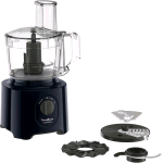 MOULINEX EASY FORCE ROBOT DA CUCINA ELETTRICO 800W 15 FUNZIONI 4 ACCESSORI CAPACITA' 1.8 LT NERO