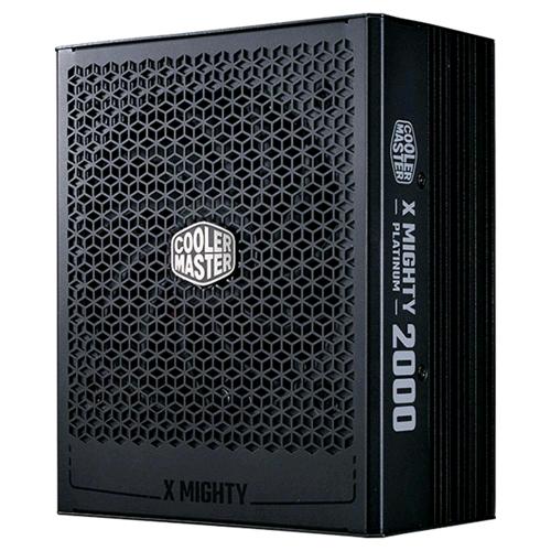 COOLER MASTER X MIGHTY PLATINUM ALIMENTATORE 2.000W 80 PLUS PLATINUM PFC ATTIVO ATX NERO