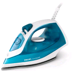 PHILIPS GC1744/20 EASY SPEED FERRO DA STIRO A VAPORE 2000W SERBATOIO DA 220 ML 4 IMPOSTAZIONI DI VAPORE PIASTRA ANTIADERENTE BLU BIANCO   