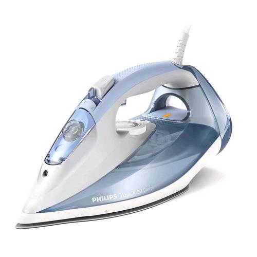 PHILIPS DST7060/20 FERRO DA STIRO A VAPORE 2600W COLPO DI VAPORE 220 GR PIASTRA STEAMGLIDE PLUS SERBATOIO 300 ML BLU