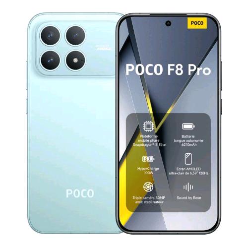 XIAOMI POCO F8 PRO 5G DUAL SIM 6.59" OCTA CORE 256GB RAM 12GB 5G EUROPA BLUE