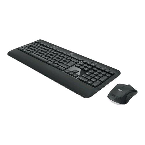LOGITECH MK540 ADVANCED KIT TASTIERA WIRELESS LAYOUT INGLESE + MOUSE WIRELESS OTTICO COLORE NERO/BIANCO