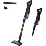 HOOVER HF2Z10HP 011 SCOPA ELETTRICA SENZA FILO SENZA SACCO 2 IN 1 FILTRO HEPA SPAZZOLA ANTI GROVIGLIO CON LUCI LED E ACCESSORI NERO VIOLA 
