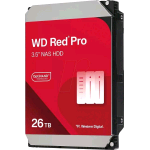 WESTERN DIGITAL RED PRO NAS HDD 26TB INTERNO 3.5" SATA 6Gb/s BUFFER 512MB 7.200rpm