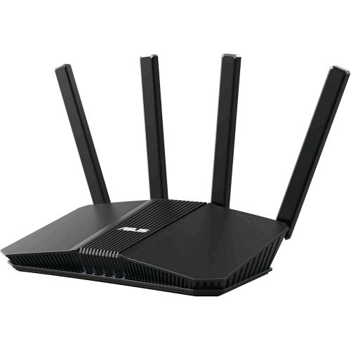 ASUS RT-BE55 ROUTER ESTENSIBILE SMART AIMESH DUAL-BAND BE3600 WIFI 7 (802.11BE) PORTA 2.5G FINO A 3 SSIDS PER I DEVICE IOT PARENTAL CONTROL E VPN ADVANCED NETWORK SECURITY 4 ANTENNE NERO