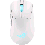 ASUS ROG KERIS II ORIGIN MOUSE GAMING WIRELESS SENSORE OTTICO AIMPOINT PRO 42K TASTI ROG MICRO SWITCH II 5 PULSANTI PROGRAMMABILI BIANCO