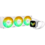 ASUS TUF GAMING LC III 360 ARGB WHT DISSIPATORE A LIQUIDO PER CPU TRE VENTOLE ARG TUBI DA 400mm BIANCO