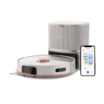 PHILIPS XU5100/20 ROBOT ASPIRAPOLVERE ASPIRA E LAVA CON SVUOTAMENTO AUTOMATICO STAZIONE DI RICARICA 10000PA NAVIGAZIONE LASER DOPPI MOCI ROTANTI BEIGE