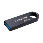KINGSTON DATATRAVELER SE9 G3 64GB CHIAVETTA USB-A 3.2 Gen 1 (3.1 Gen 1) NICKEL SCURO