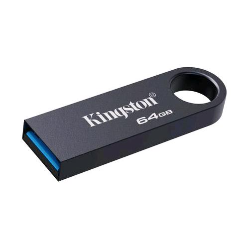 KINGSTON DATATRAVELER SE9 G3 64GB CHIAVETTA USB-A 3.2 Gen 1 (3.1 Gen 1) NICKEL SCURO