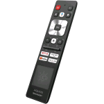 SHARP SUNREMO TELECOMANDO SOLARE UNIVERSALE PER SMART TV COMPATIBILE CON SHARP GOOGLE TV NERO