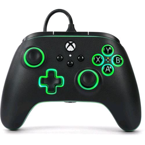 POWERA CONTROLLER XBOX LUMECTRA CON CAVO RGB MULTIZONA NERO