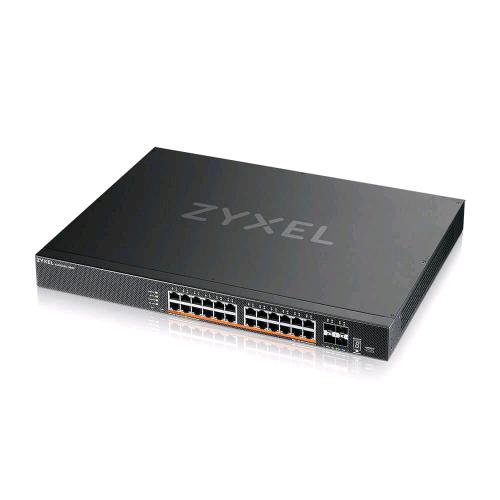 ZYXEL XMG2230-28HP-ZZ0101F SWITCH GESTITO L3 - 24 PORTE 2.5 MGigabit PoE (PoE max 700 W) 4 PORTE 10GbE SFP+ MONTABILE SU RACK