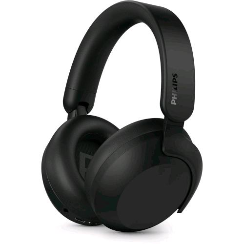 PHILIPS TAH8000EBK/00 CUFFIE BLUETOOTH OVER-EAR WIRELESS CANCELLAZIONE DEL RUMORE 70H DI RIPRODUZIONE ASSISTENTE VOCALE COMPATIBILE NERO
