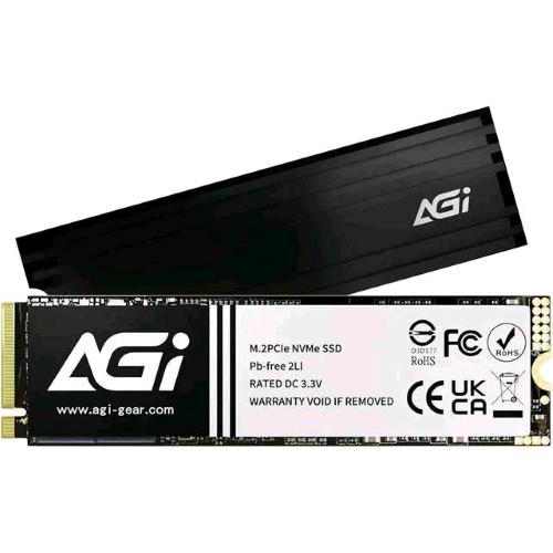 AGI AI828 SSD 1TB INTERNO M.2 2280 NVMe PCI-e 4.0 3D NAND LETTURA 7.400 MB/s SCRITTURA 5.000 MB/s 