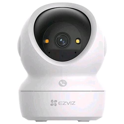 EZVIZ H6C G1 3K TELECAMERA DA INTERNO MOTORIZZATA 3K VISIONE 360 GRADI SENSORE DI MOVIMENTO AUDIO BIDIREZIONALE WI-FI DUAL BAND RILEVAMENTO FIGURE UMANE CON AI BIANCO 