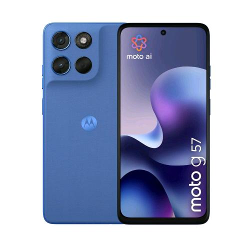 MOTOROLA MOTO G57 5G DUAL SIM 6.72" OCTA CORE 256GB RAM 8GB 5G ITALIA REGATTA BLUE