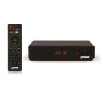 ZEPHIR ZDEBT2 DECODER DIGITALE TERRESTRE DVB-T2/HEVC USB 2.0 TELECOMANDO HDMI NERO