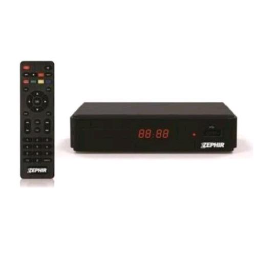 ZEPHIR ZDEBT2 DECODER DIGITALE TERRESTRE DVB-T2/HEVC USB 2.0 TELECOMANDO HDMI NERO